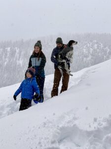 LL Bean winter photoshoot Winter wonderland photography Snowy wilderness photoshoot LL Bean winter gear Cathrine Wessel photographer Outdoor adventure photography Snow-covered landscape photoshoot