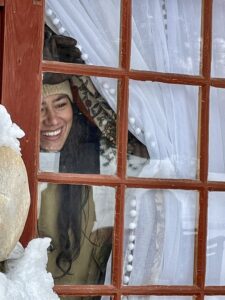 LL Bean winter photoshoot Winter wonderland photography Snowy wilderness photoshoot LL Bean winter gear Cathrine Wessel photographer Outdoor adventure photography Snow-covered landscape photoshoot